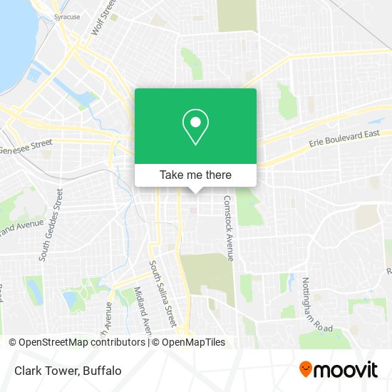 Mapa de Clark Tower