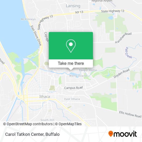 Carol Tatkon Center map