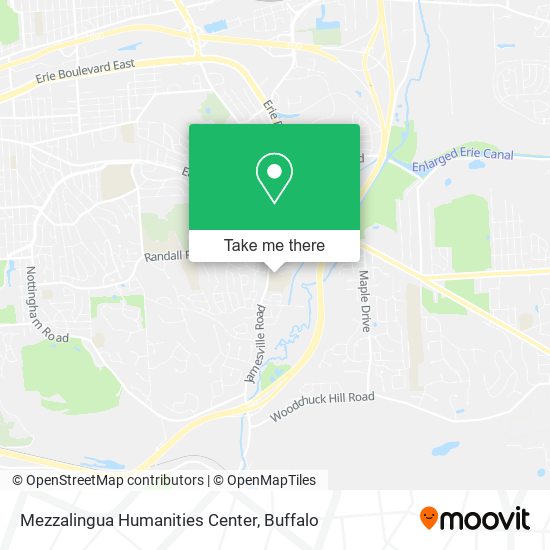Mezzalingua Humanities Center map