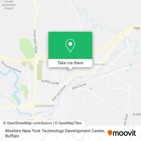 Western New York Technology Development Center map