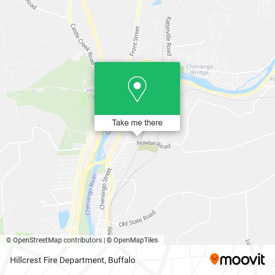Hillcrest Fire Department map