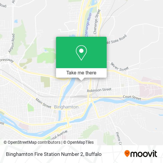 Mapa de Binghamton Fire Station Number 2