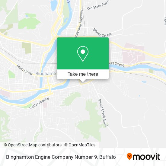 Binghamton Engine Company Number 9 map