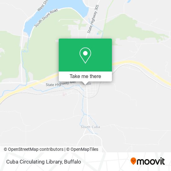 Cuba Circulating Library map