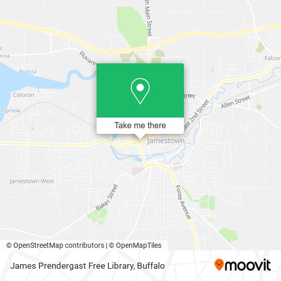 James Prendergast Free Library map