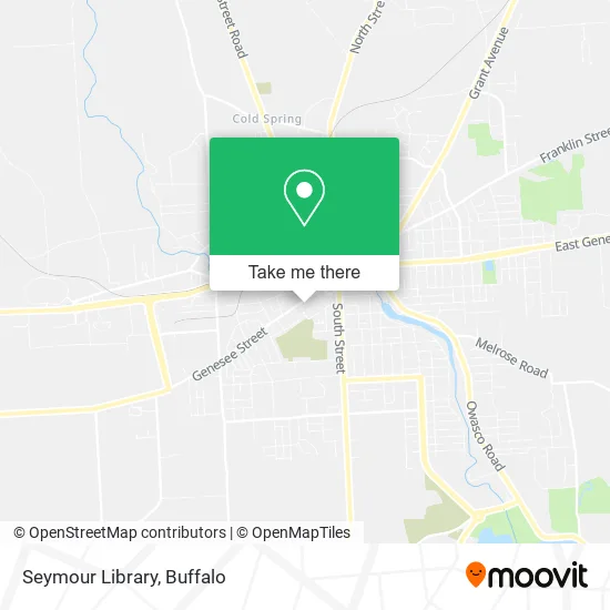 Seymour Library map