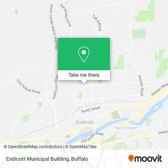 Endicott Municipal Building map