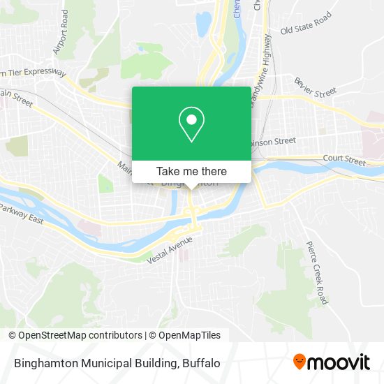 Binghamton Municipal Building map