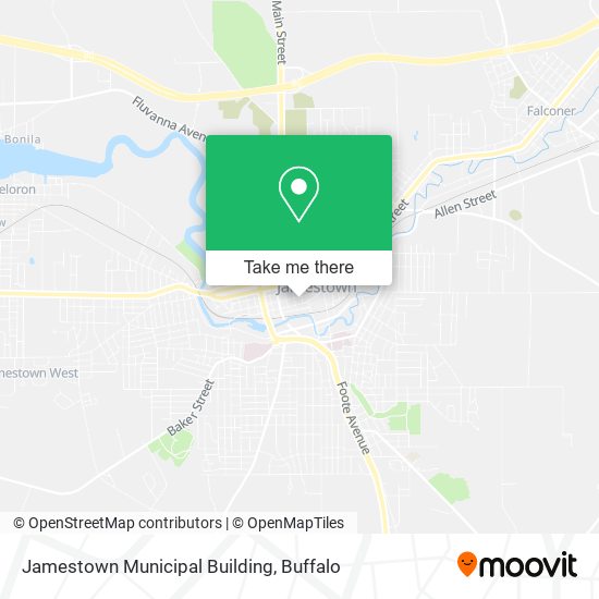 Mapa de Jamestown Municipal Building