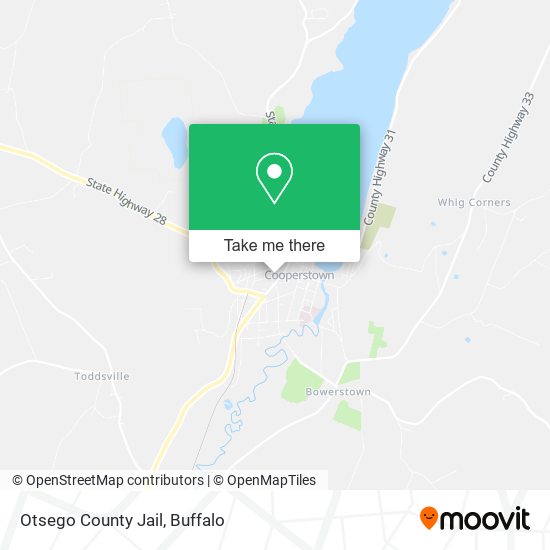 Otsego County Jail map