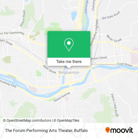 Mapa de The Forum Performing Arts Theater