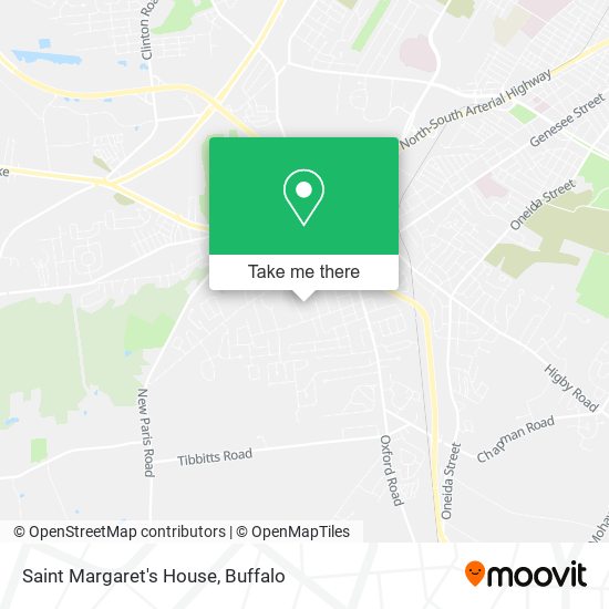 Saint Margaret's House map