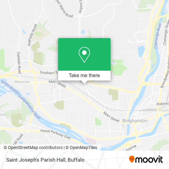 Saint Joseph's Parish Hall map