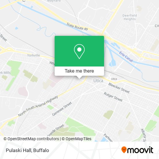 Mapa de Pulaski Hall
