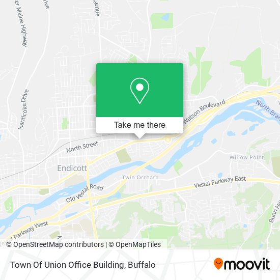 Town Of Union Office Building map