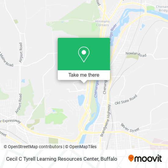 Mapa de Cecil C Tyrell Learning Resources Center