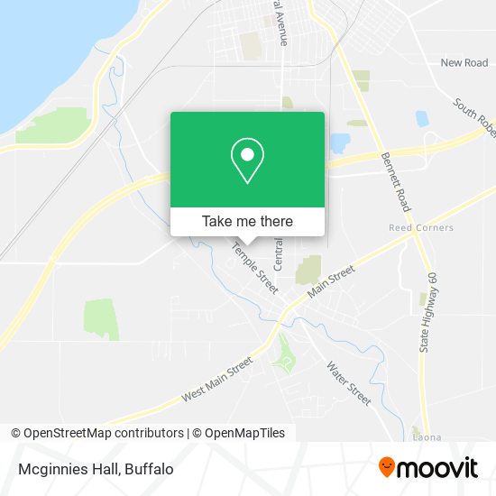 Mapa de Mcginnies Hall