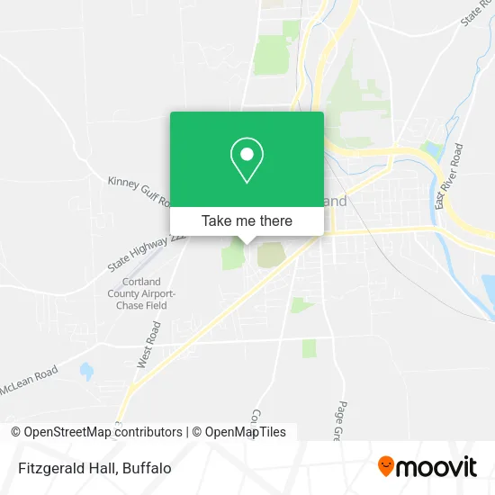 Mapa de Fitzgerald Hall