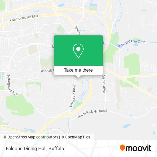 Mapa de Falcone Dining Hall