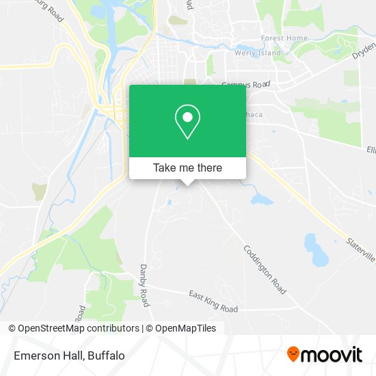 Mapa de Emerson Hall