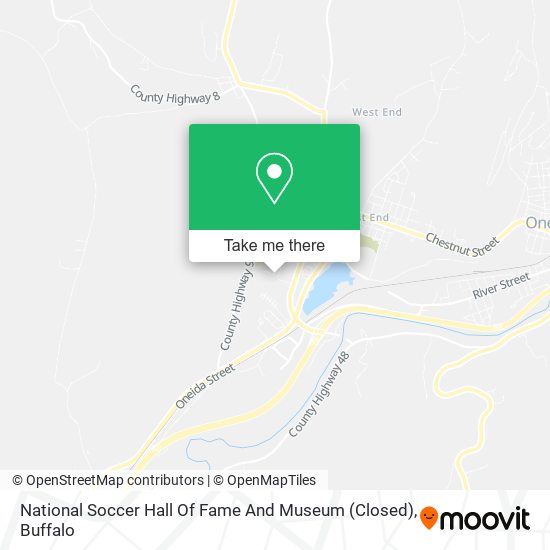 Mapa de National Soccer Hall Of Fame And Museum (Closed)