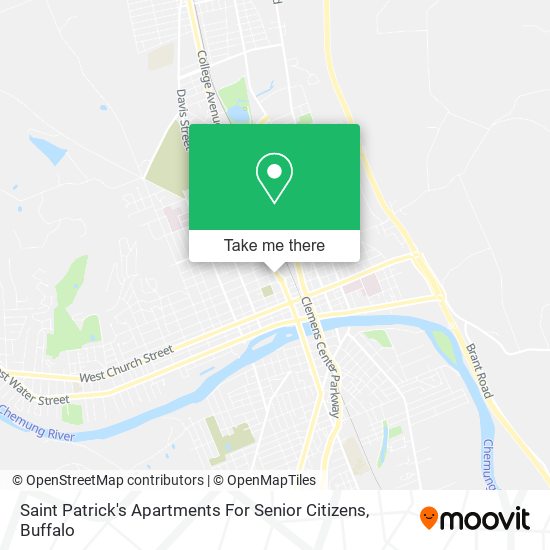 Saint Patrick's Apartments For Senior Citizens map