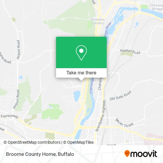 Broome County Home map