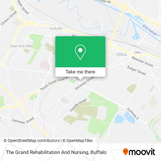 The Grand Rehabilitation And Nursing map