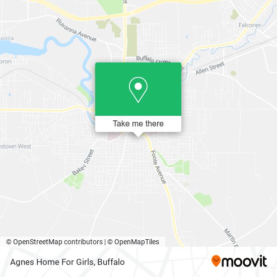 Mapa de Agnes Home For Girls