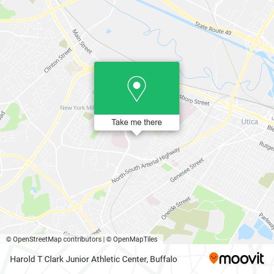 Mapa de Harold T Clark Junior Athletic Center