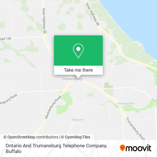 Ontario And Trumansburg Telephone Company map