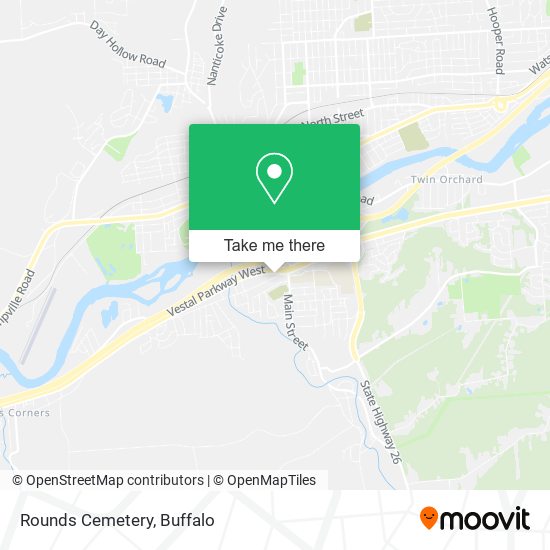Mapa de Rounds Cemetery