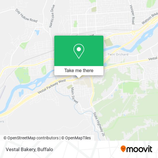 Mapa de Vestal Bakery