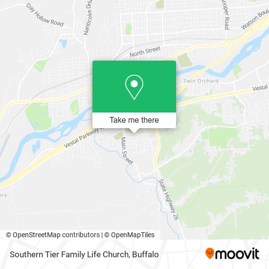 Mapa de Southern Tier Family Life Church