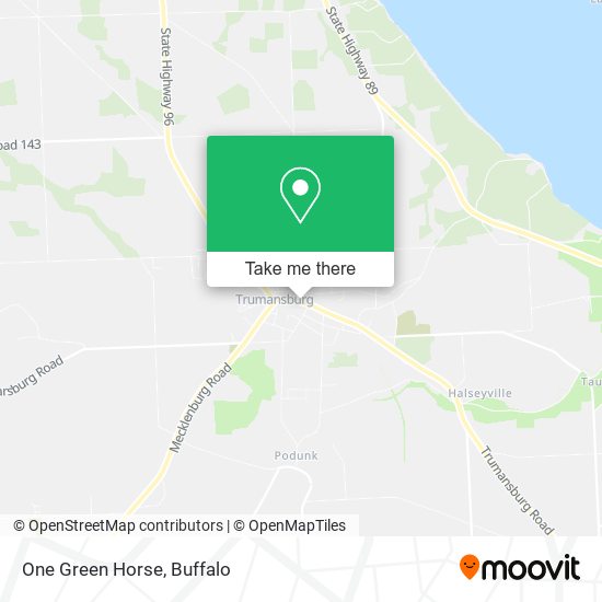 Mapa de One Green Horse