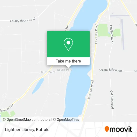 Lightner Library map
