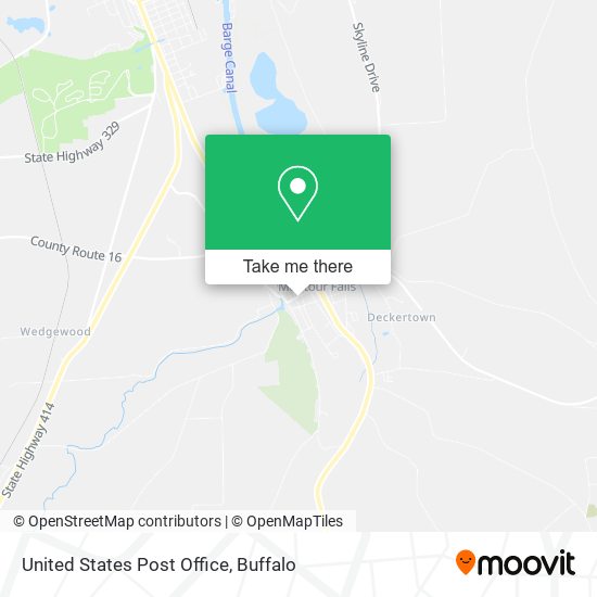 United States Post Office map