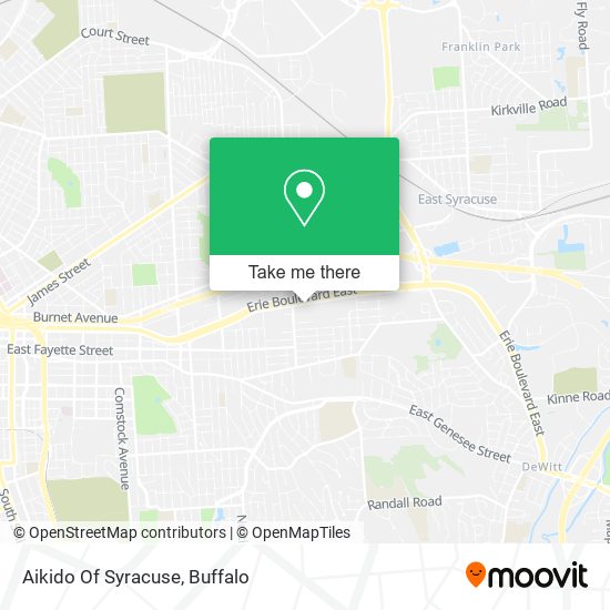 Aikido Of Syracuse map