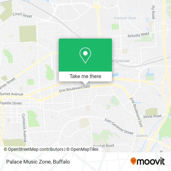 Mapa de Palace Music Zone