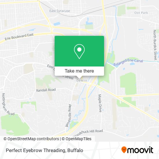 Perfect Eyebrow Threading map