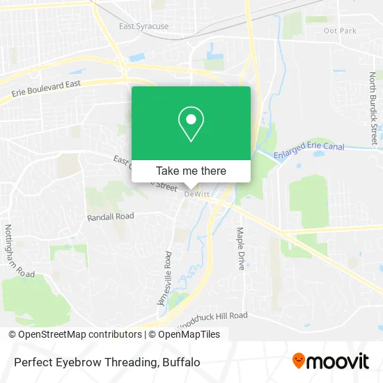 Mapa de Perfect Eyebrow Threading