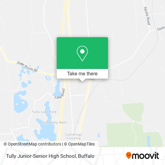 Mapa de Tully Junior-Senior High School