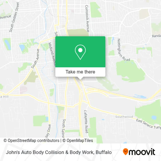 John's Auto Body Collision & Body Work map