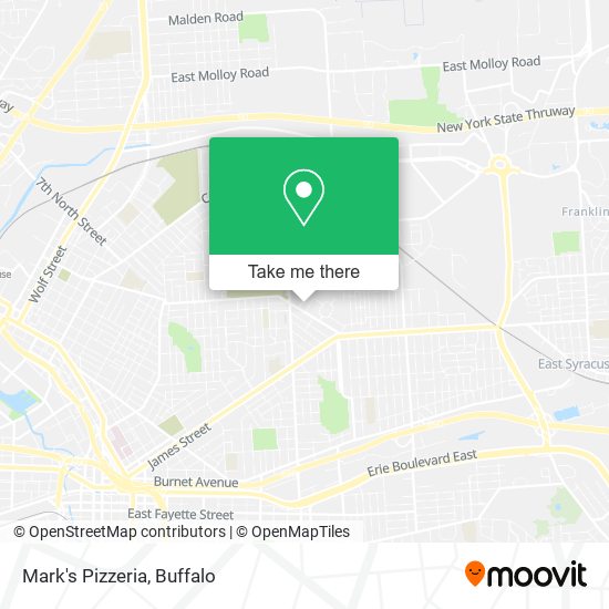 Mapa de Mark's Pizzeria