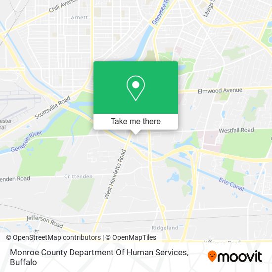Monroe County Department Of Human Services map