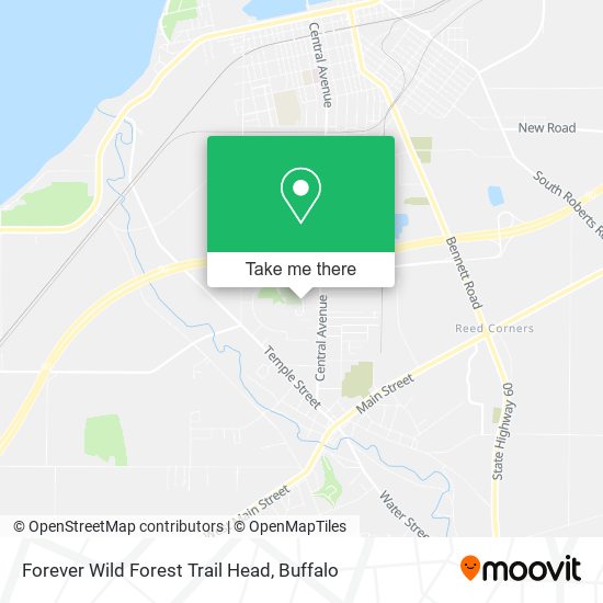 Mapa de Forever Wild Forest Trail Head