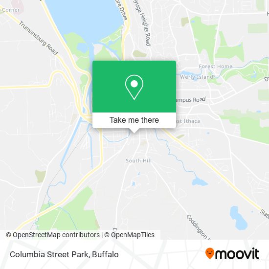 Columbia Street Park map