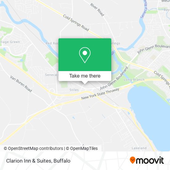 Mapa de Clarion Inn & Suites