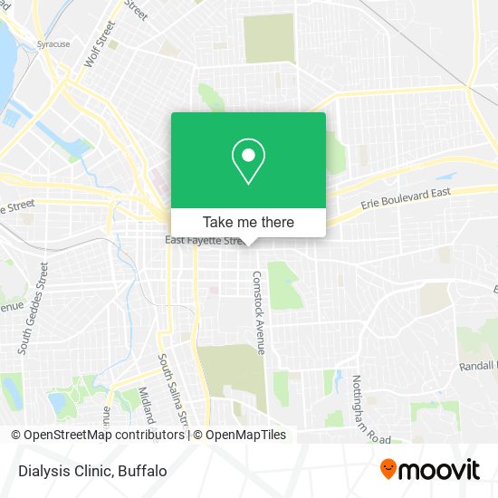Dialysis Clinic map