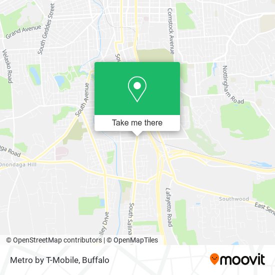 Mapa de Metro by T-Mobile
